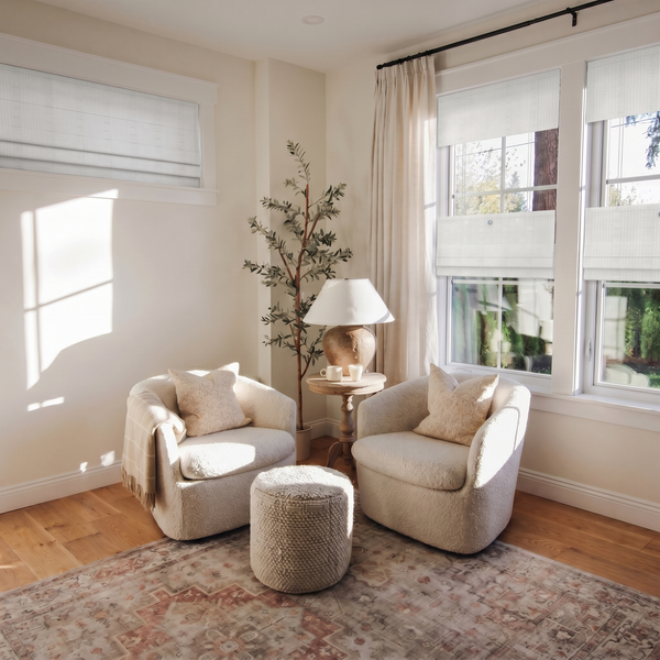 Weave Cordless Roman Shade | Top Down BoTtom UP