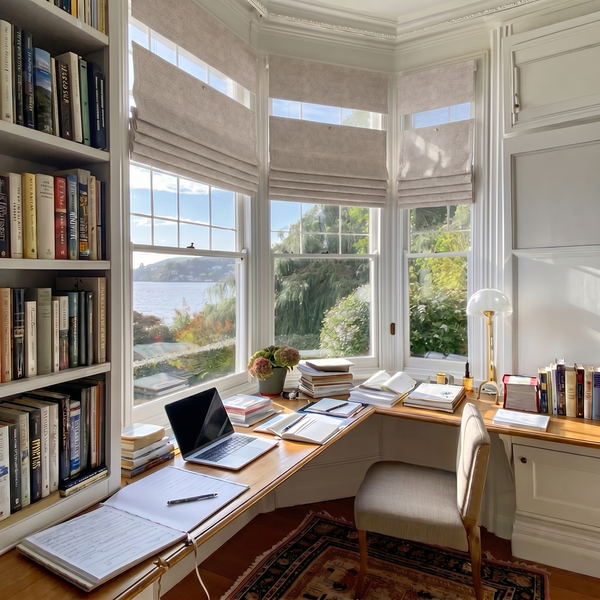 Cordless Roman Shades | Top Down Bottom Up