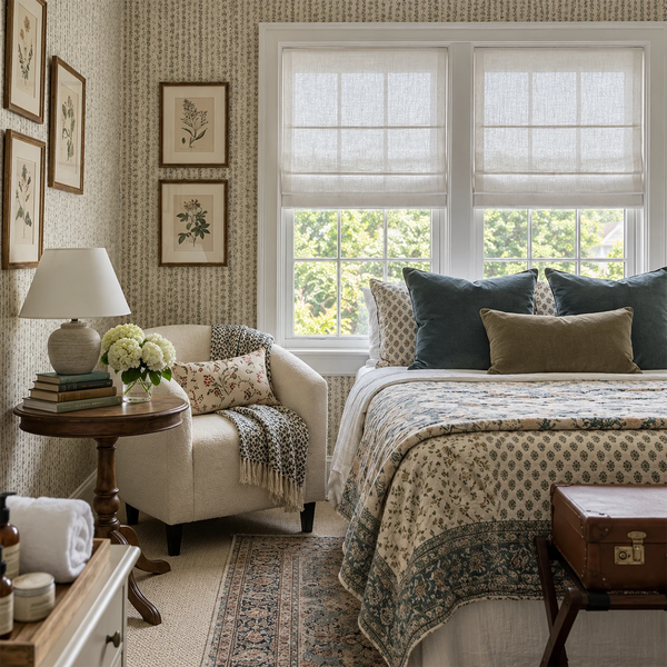 Hearth Linen Roman Shades | Basic