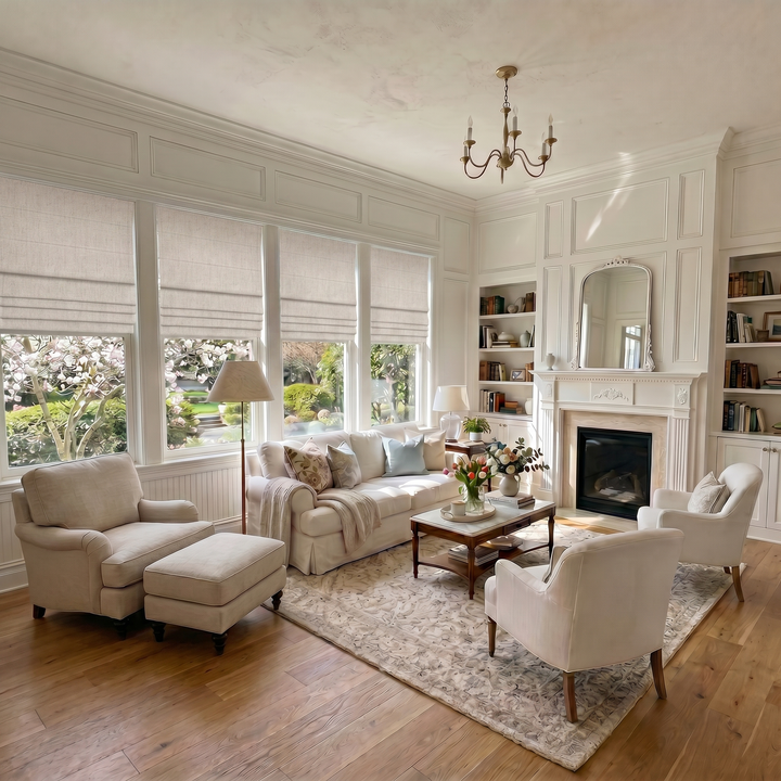 Linen Roman Shades | Basic
