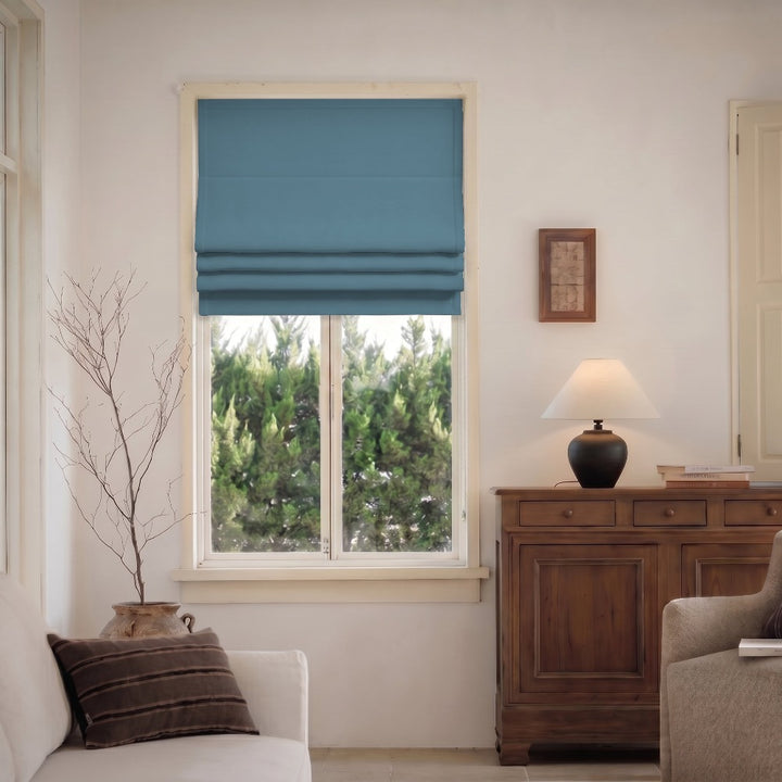 Cordless Roman Shades With Spring System