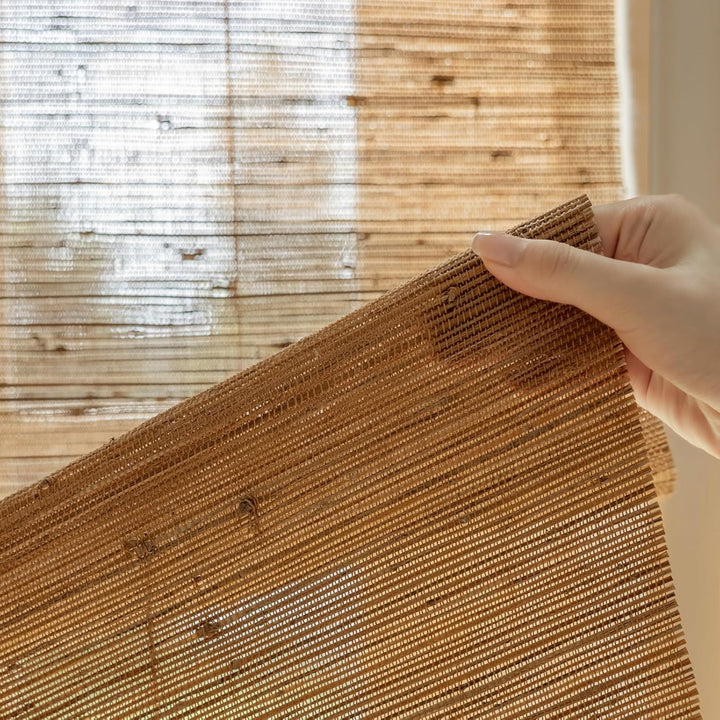 Cordless Bamboo Roman Shades