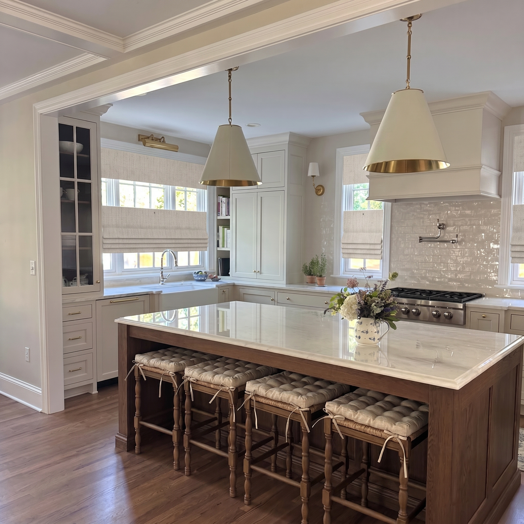 Linen Roman Shades | Top Down Bottom Up