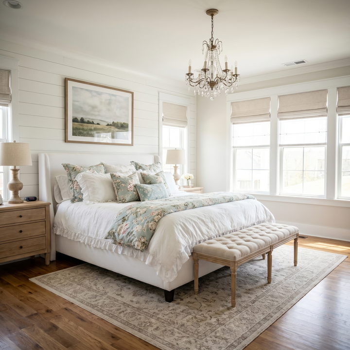 Solid Cordless Roman Shade | Day Night