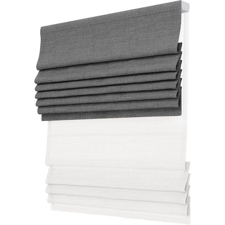 Linen Day Night Roman Shades