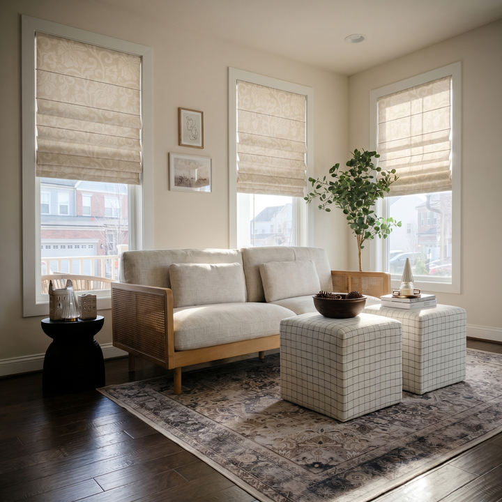 Jacquard Roman Shade | Basic