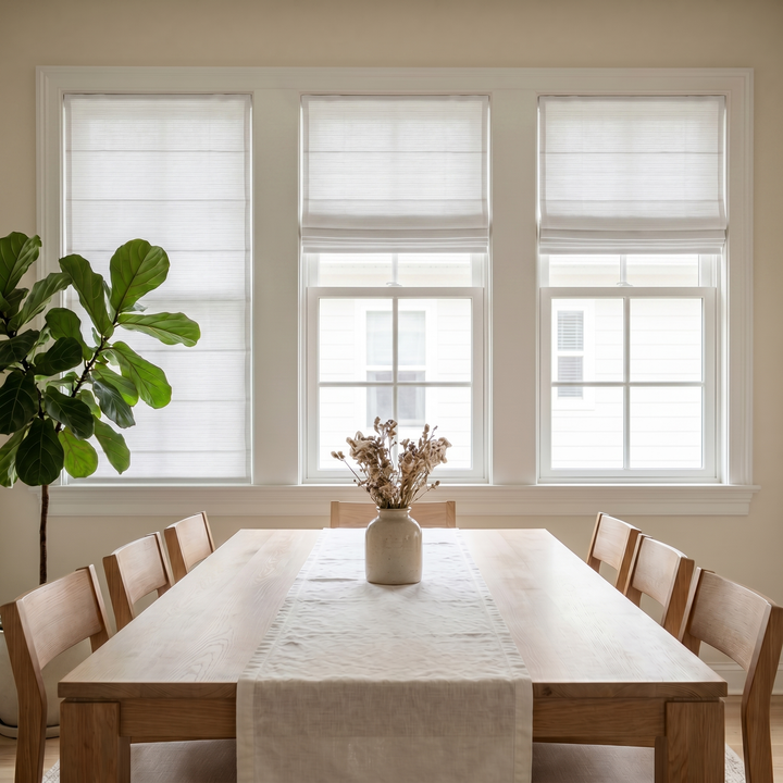 Bamboo Cordless Roman Shades