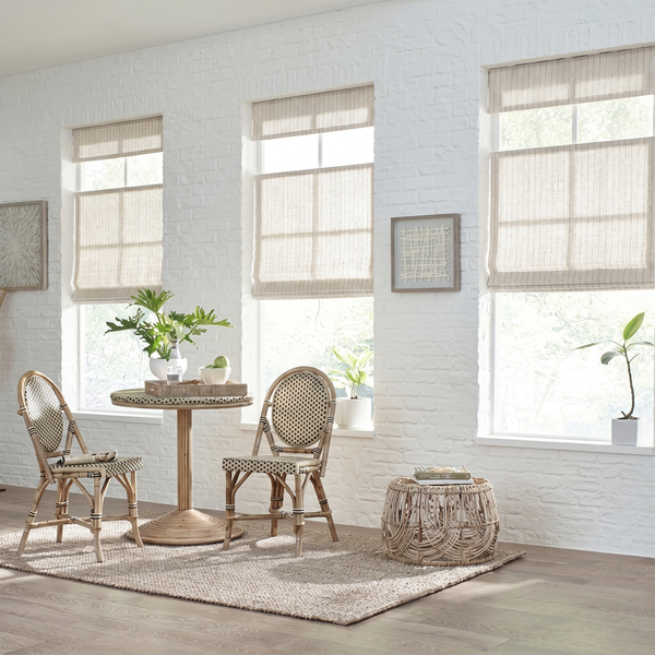 Stripe Roman Shades | Top Down Bottom Up