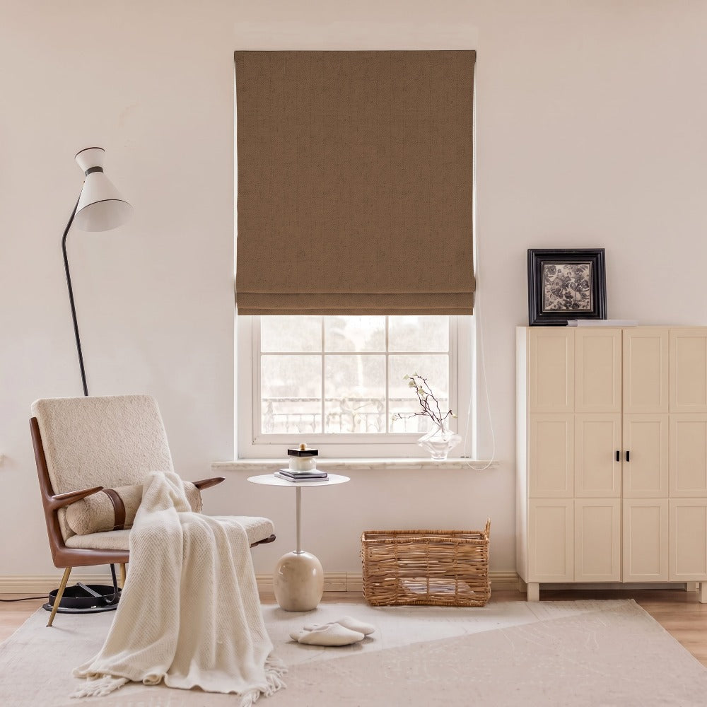 Linen Roman Shades | Basic