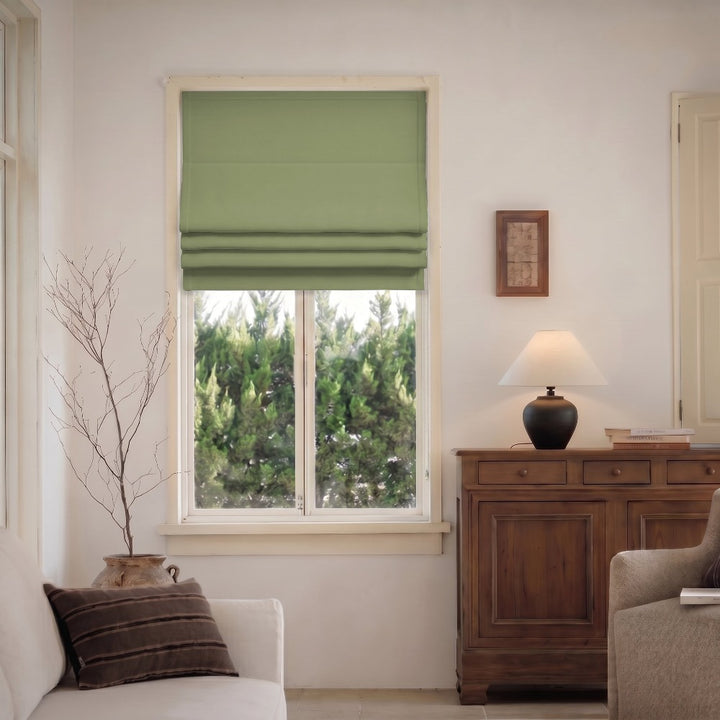 Cordless Roman Shades With Spring System