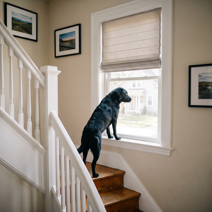 Waterproof and Flame-Retardant Roman Shades | Basic