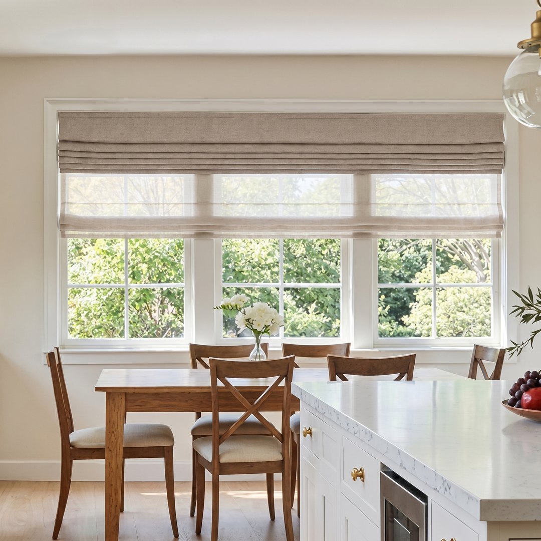 Cordless Roman Shades | Day Night