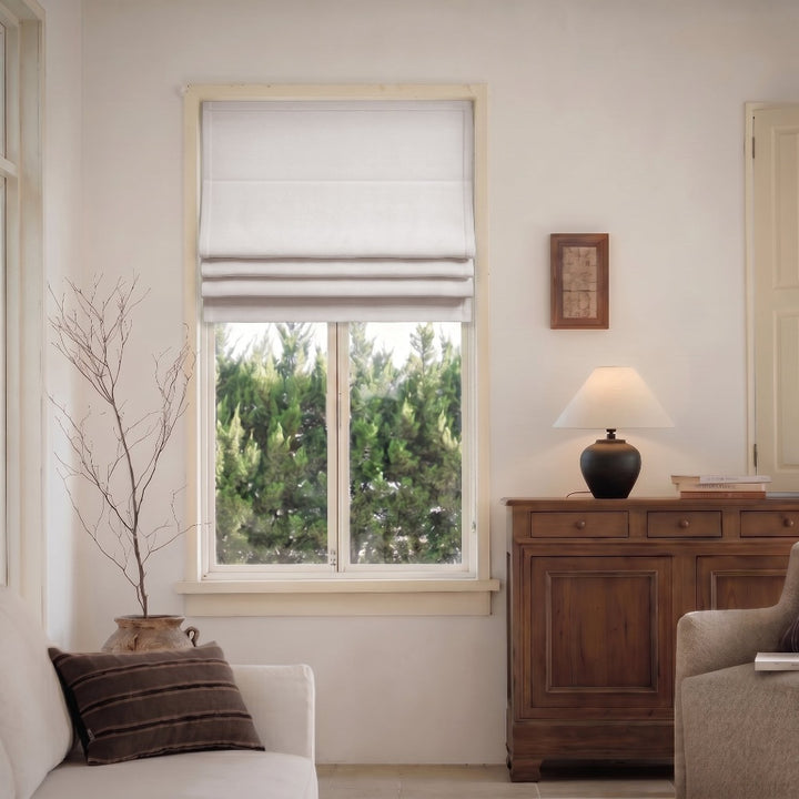 Cordless Roman Shades With Spring System