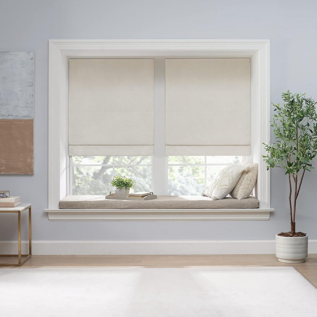 Drewton100% Blackout Cordless Roman Shades