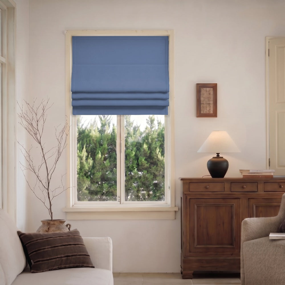 Cordless Roman Shades With Spring System