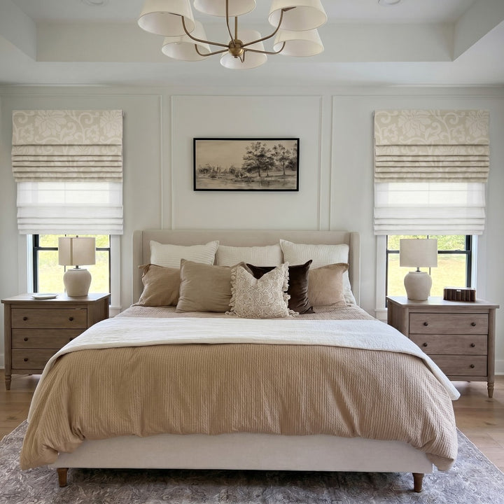 Jacquard Roman Shade | Day Night