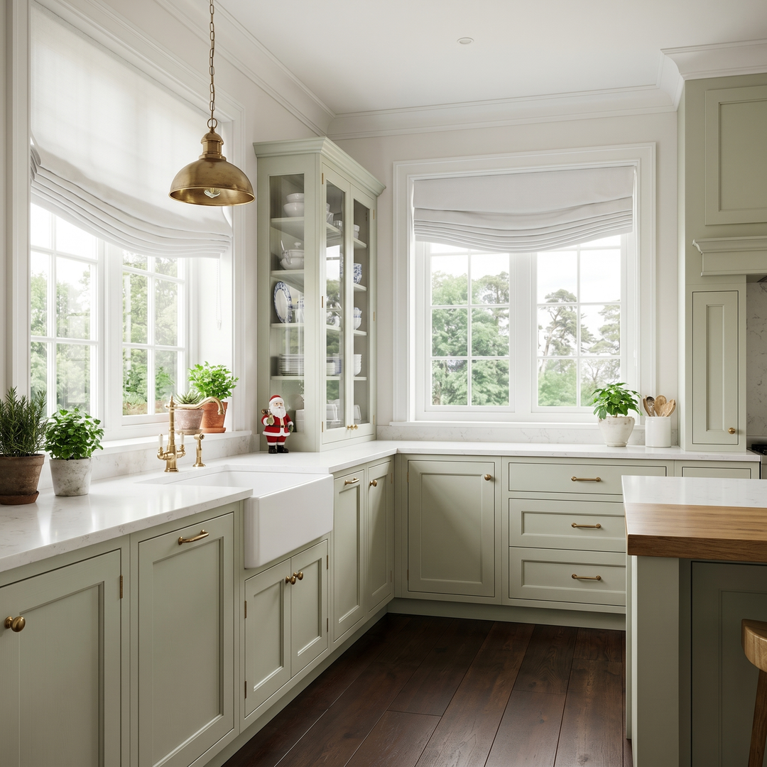 Simple Flat Fold Roman Shades