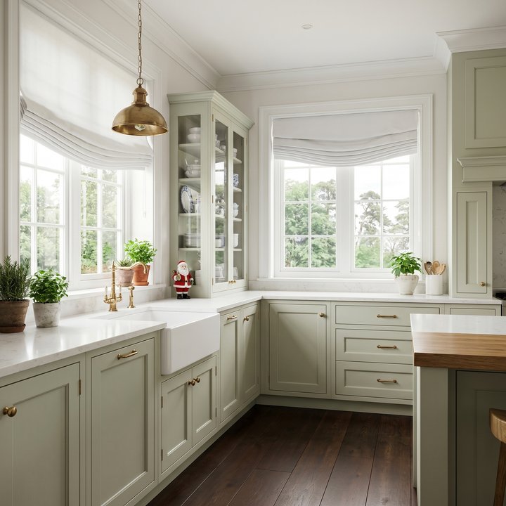 Simple Flat Fold Roman Shades