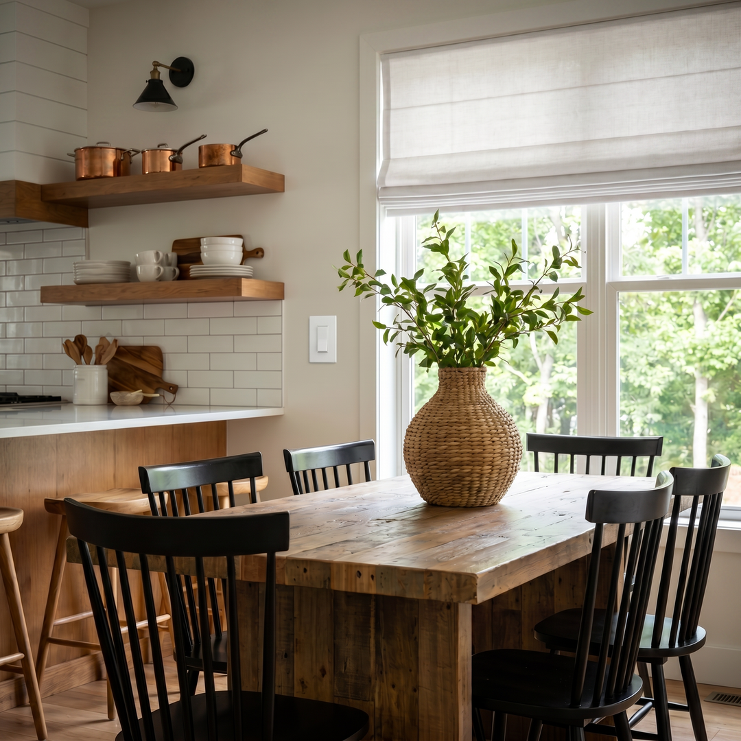 Cordless Roman Shades With Spring System