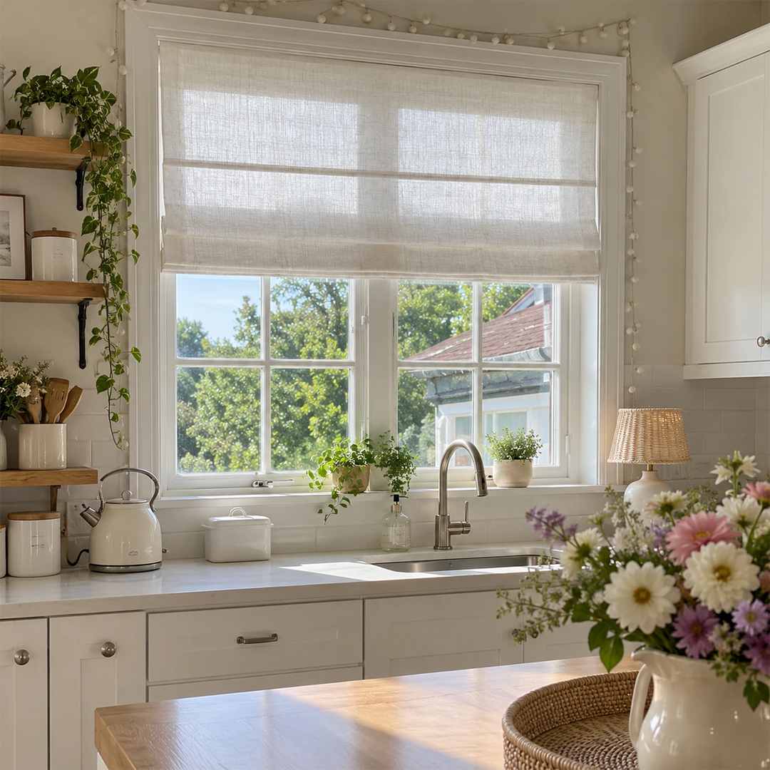 Hearth Linen Roman Shade basic 3