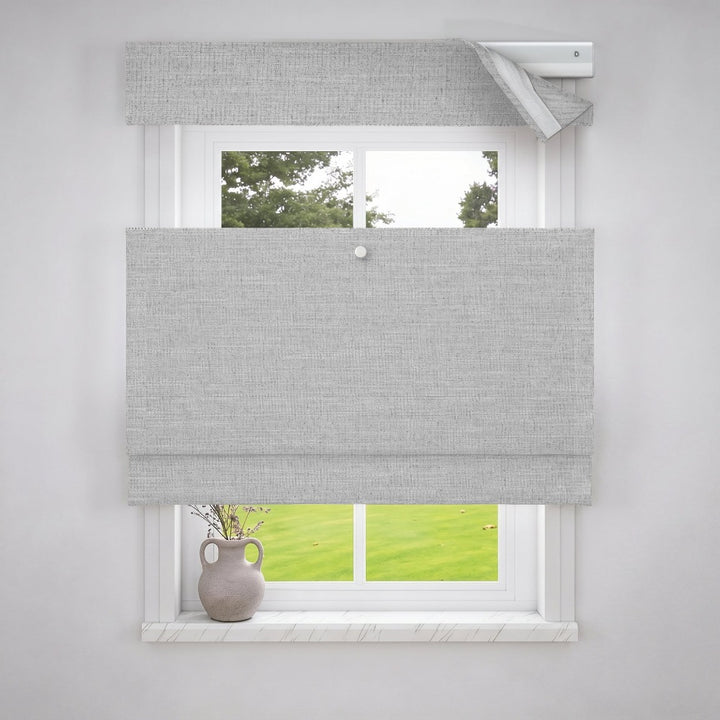 Solid Cordless Roman Shade | Top Down Bottom Up