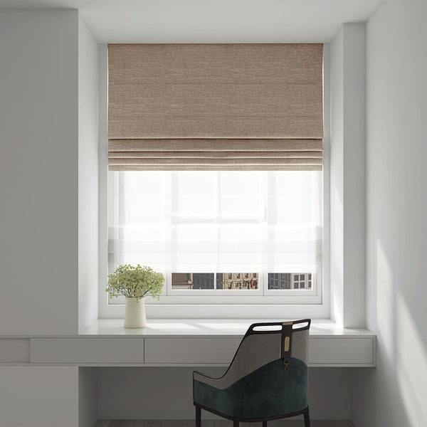 Linen Day Night Roman Shades
