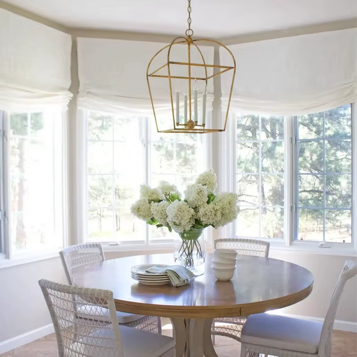 Simple Flat Fold Roman Shades