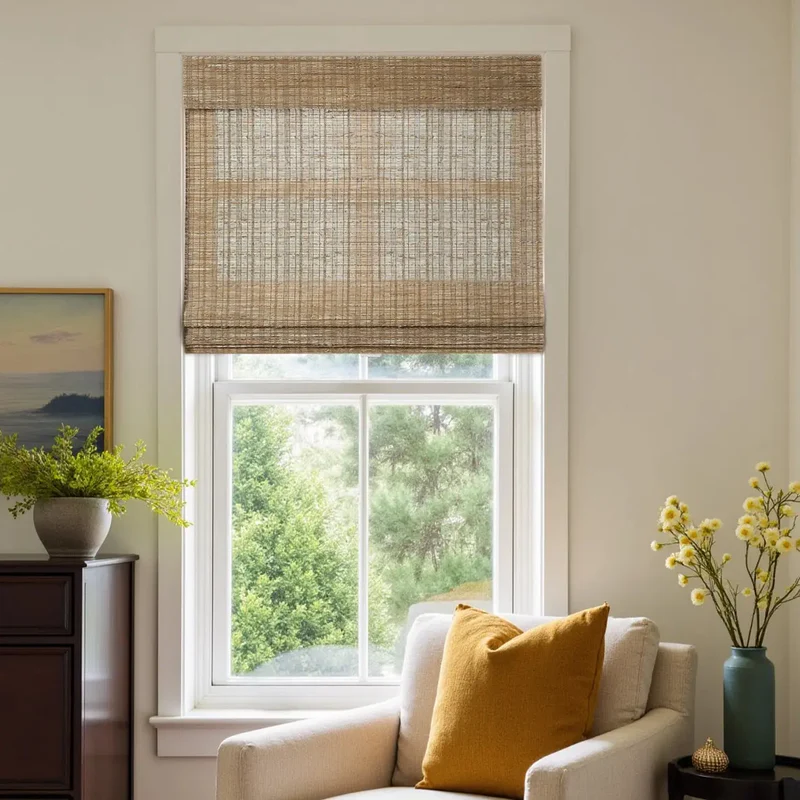 Natural Jute Bamboo Woven Shade