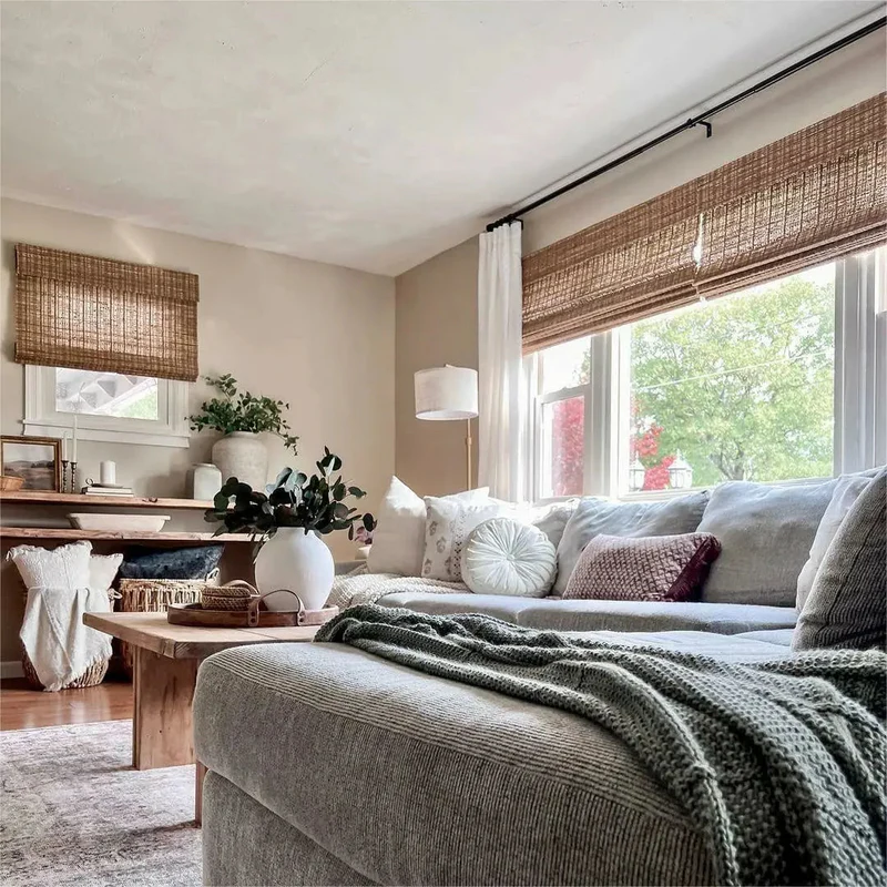 Natural Jute Bamboo Woven Shade