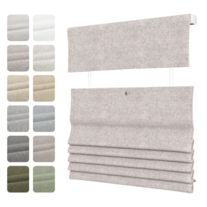 No Drill Cordless Roman Shade | Top Down Bottom Up