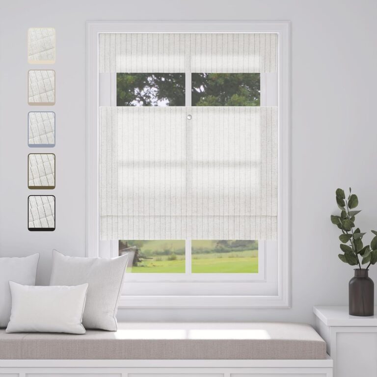 Drill Cordless Stripe Roman Shades | Top Down Bottom Up