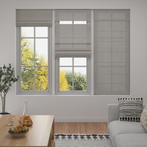 Linen Roman Shades | Top Down Bottom Up