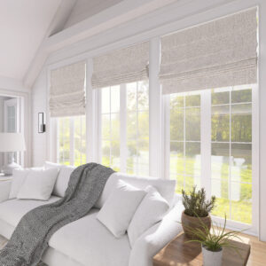 No Drill Cordless Roman Shade | Top Down Bottom Up