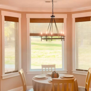 Light Filtering Fine Woven Bamboo Roman Shade