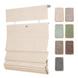 Linen Roman Shades | Top Down Bottom Up