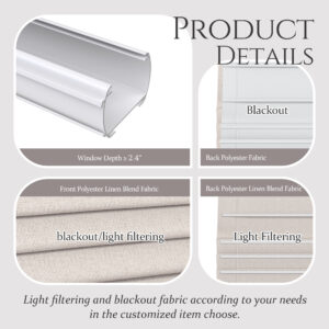 Drill Cordless Roman Shade | Basic