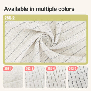 No Drill Cordless Stripe Roman Shades | Day Night