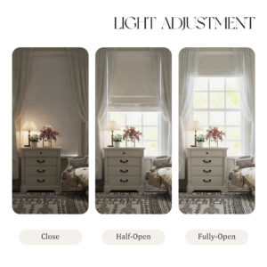 Cordless Roman Shades With Spring System