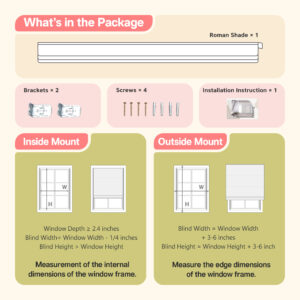Drill Cordless Stripe Roman Shades | Basic