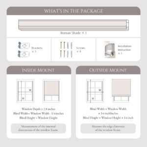 Drill Cordless Roman Shade | Day Night