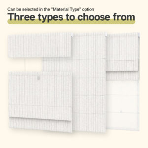 Drill Cordless Stripe Roman Shades | Basic