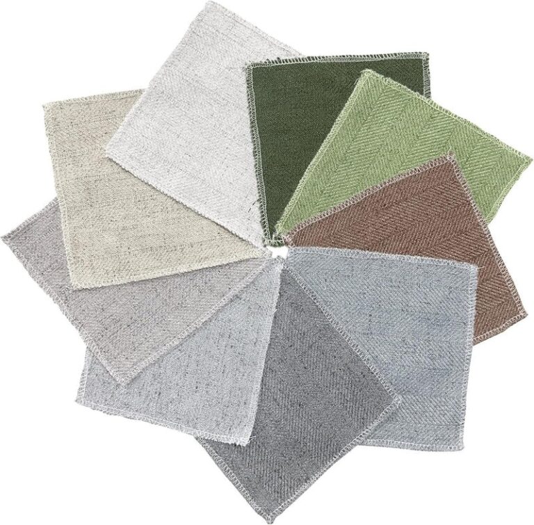 Linen Roman Shades Fabric Sample(869,9635,Tartan)