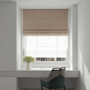Linen Day Night Roman Shades