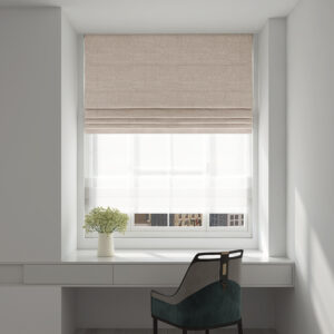 Linen Day Night Roman Shades